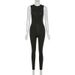 Seamless High-Waisted Yoga Jumpsuit – Long Sleeveless Workout Bodysuit For Women (S-XXL)_ecoleips.com