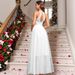 Women's Clothing Evening Dress Wedding Dress Birthday Dress Princess Dress High End Halter Neck Banquet Host Dress Skirt_ecoleips.com