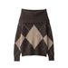 Off-Shoulder Diamond Knit Sweater – Trendy One-Shoulder Pullover For Women (As Pictured, S/M/L)_ecoleips.com