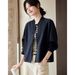 Raglan Sleeve Comfortable Pique 2024 Spring New Casual Versatile Women's Baseball Jacket With A Stylish Design_ecoleips.com