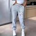 Women's High-Waisted Wide Leg Pants Loose Fit Sports Sweatpants Italian Flag Print Elastic Bottoms For Autumn Winter_ecoleips.com