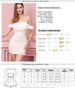 New Women's Clothing Fashionable And Sexy Pleated Off-the-shoulder One-word Neck Mesh Dress Dress_ecoleips.com