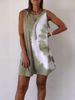 2024 Summer Foreign Trade Independent Station Women's Fashion New Cross-Border Tie-Dye Sleeveless Simple Vacation_ecoleips.com