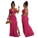 Women's Clothing Small Blinds New Sexy Halter Neck Lace Up Slim Hollow Dress_ecoleips.com