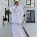 Women's Clothing Fashion Sense Long Sleeved Tops Long Skirt Comfortable Suit Dress_ecoleips.com