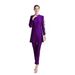 Women’s Clothing Conservative swimwear, printed swimsuit, beachwear, three piece suit_ecoleips.com