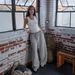 Women's Clothing Sweatpants Embroidery Unisex High Street Wide Leg Trousers Hip Hop Loose Casual Trousers_ecoleips.com