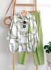 Women's Clothing Striped Shirt Set Casual Long Sleeved Two Piece Suit Summer New_ecoleips.com