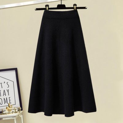 Women's Clothing New Large Size Pullover Knitted Sweater Women Slim All Match Dress Two Piece Suit_ecoleips.com
