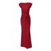 European And American Best-Selling Women's Clothing 2026 Spring New Fashion Elegant Slim-Fit Pleated Solid Color_ecoleips.com