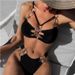 Women's Clothing Bikini Sexy Beach Vacation Two Piece Swimsuit Regular Fit Polyester Spring/Autumn/Winter/Summer_ecoleips.com
