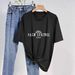Women's Clothing Women's Casual Round Neck Short Sleeve T-Shirt Multi-Color Style Simple Fashionable Sports Top Solid Printed Loose Fit_ecoleips.com
