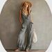 Women's Sleeveless Ruffled Wide Leg Jumpsuit Solid Color European American Retro Fashion Casual Summer Clothing_ecoleips.com