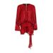 K Bubble-sleeve Short Dress With Lotus Leaf Hem Two-piece Set; New Ruffled Design Short Dress._ecoleips.com