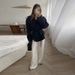 Women's Clothing Elegant Belted Short Trench Coat Solid Color Fashion For Commuting Spring Autumn_ecoleips.com