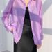 Guofeng Top Back Tencel Sunscreen Shirt Women's Summer Loose Lapel Design Women's High-end Shirt_ecoleips.com