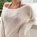 Women's Style Long Sleeve Beach Cover Up Diagonal Slit Hem Summer Outerwear For Beach And Seaside Vacation_ecoleips.com