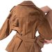 Suede Brown Jacket Medium And Long Temperament High Sense Light And Mature Style Casual Trench Coat Women's Clothing_ecoleips.com