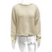 Y00274TM European And American Women's Clothing 2025 Autumn New Solid Color Long Sleeve Round Neck Cardigan_ecoleips.com