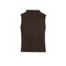 Women's Summer Casual Slim Fit High Neck Sleeveless Top Cotton Modal New_ecoleips.com