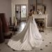 Spring New Wedding Dress Small Tail Waist Slimming One Shoulder Lace Applique Light Wedding Dress Forest Travel_ecoleips.com
