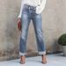 Cross-Border European And American Hot-Selling Jeans For Women, Straight-Leg Stretch 2025 New Style, Elegant Commuter_ecoleips.com