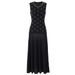 Women's Slim Fit Beaded Knitted Vest Dress French Style Niche Early Spring Elegant Sleeveless Clothing_ecoleips.com