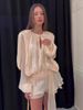 Sexy Sweet Spicy 2025 New Loose Lazy Long Sleeve Top Strap Short Women Fashion Tops Womens Shirts Crew Neck Vintage Shirt 83GU_ecoleips.com