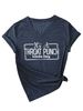 New V-neck Short-sleeved It's A Throat Punch Kinda Day Street Hipster Fashion Loose T-shirt_ecoleips.com
