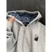 Women's Clothing Retro Gray Plaid Hooded Cardigan Sweater Jacket Women Autumn And Winter New Loose Long Sleeved Top_ecoleips.com