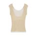 Summer New Women's Korean Style Color Block Faux Two Piece Short Sleeve Knit Top Slim Fit And Flattering_ecoleips.com