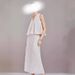 Luxurious Elegant French Style Design Flowing Tassel Top And Skirt Set Light Dress Feel Summer Women_ecoleips.com