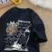 M-8XL 2025 New Summer Korean Style Fun Cartoon Print T-shirt Man Women Unisex Oversized Plus Size Tshirt Trendy Tees_ecoleips.com