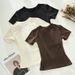 Women's Clothing Skinns Women's Slim Fit Short Sleeve T-Shirt Comfortable Seamless Round Neck Top For Autumn And Winter_ecoleips.com