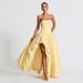 Summer New Arrival Women's Slim Waist Pleated Tutu Skirt Suspender Dress Fresh Temperament Solid Color Lace Low Cut 2025_ecoleips.com