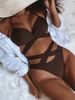 Women's Clothing Solid Color Two Piece Swimsuit Provides Comfort And Style High Waisted Strappy Bikini_ecoleips.com