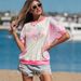 ng2510292 Cross-border Hot-selling Summer New Round-neck Pullover Women's European And American Fashion Trendy Floral Print_ecoleips.com