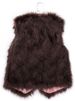 K Faux Fur Coat Vest For Women; Warm Vest Coat_ecoleips.com