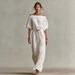 Women's Elegant Casual Solid Color Dress Mid Sleeve Off Neck Summer New_ecoleips.com