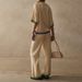 Women's Clothing New Spring And Summer V Neck Shirt Casual Trousers Contrast Color Design Fashion Suit_ecoleips.com