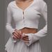 Verve 2024 Autumn Winter New Women's Fashion Personality Solid Color Ruffled Long Sleeve Cardigan Small Jack Casual Shorts_ecoleips.com