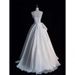 Travel Wedding Dress – Sweetheart Neckline Ball Gown With Flared Skirt For Bridal, Photo Shoot, Prom (XS-XXXL, White)"_ecoleips.com