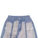 Women’s Clothing Women's Distressed Fringe Jeans Street Fashion Jeans_ecoleips.com