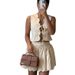 Foreign Trade 2025 European And American Fashion Elegant Vest Top High-Waisted Skirt Cross-Border New Women's Suit_ecoleips.com