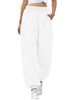 Women's Fleece Lined Casual Sports Sweatpants Loose Fit Winter Clothing European American Style Independent Store_ecoleips.com