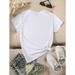 European And American Trade Round Neck Short Sleeve Striped Salted Fish Pattern Printed Summer New T-Shirt_ecoleips.com