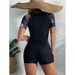 Aria Basics New Style Swimsuit High-End One-Piece Conservative Slimming Women's Swimwear Sexy Floral Surfing Diving Swimming Suit_ecoleips.com