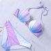 Women's Clothing Mermaid Bikini Swimsuit 5 Gradient Shell Bikini Swimsuit_ecoleips.com