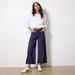 Cross-border Bestseller TK Spring-summer New High-waisted Slimming Casual Women's Cropped Wide-leg Pants For_ecoleips.com