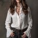 Women's Clothing American Style Lace Shirt Spring Summer New Spliced Thin Blouse Long Sleeve Elegant Top_ecoleips.com